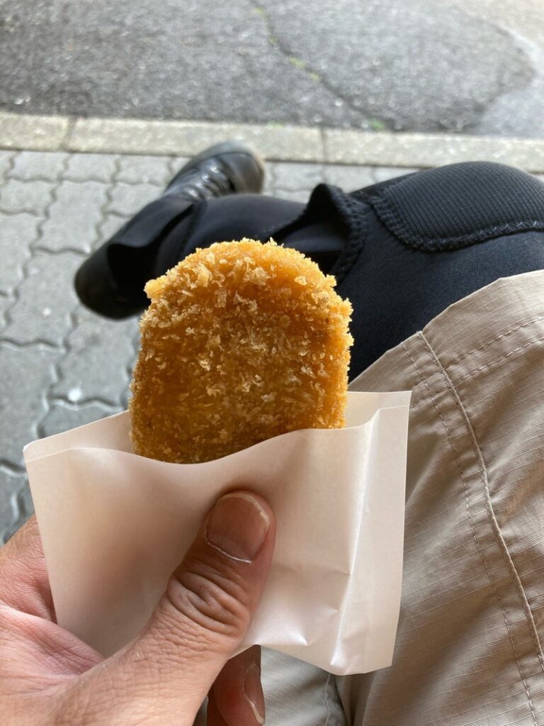 岐阜県郡上市、道の駅明宝の飛騨牛コロッケ