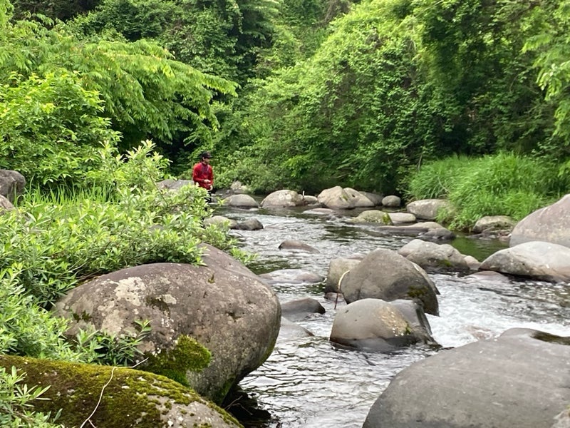 2025/5/24(土)　寒水川の様子と後輩ＯＧ