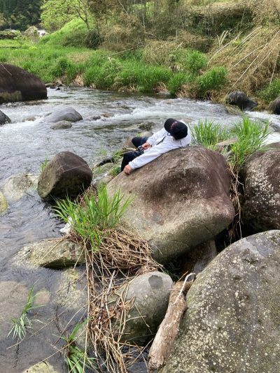 長良川水系、郡上エリアの栗巣川の中流部でアマゴをバラして悔しい