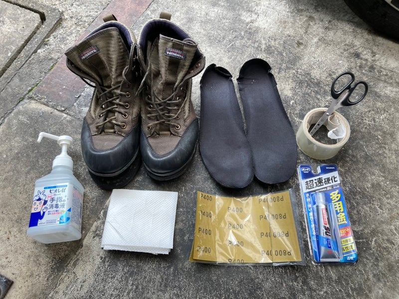 リトルプレゼンツ　ライトウエイトウエーディングシューズの補修に必要なもの一式