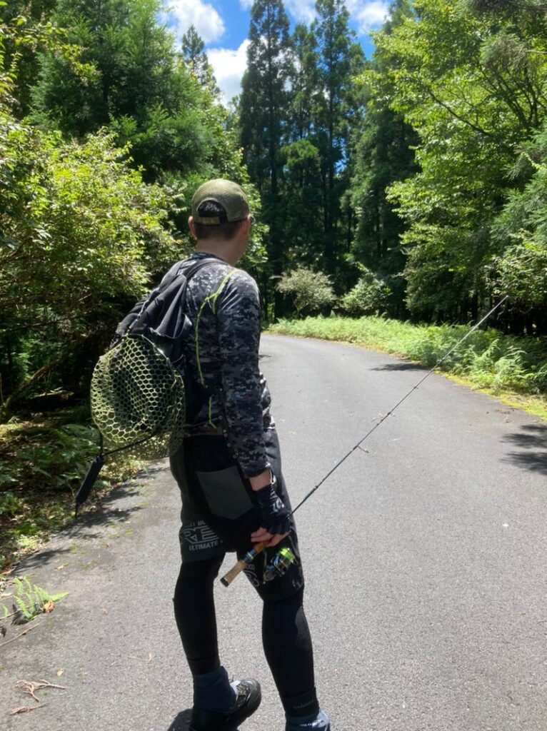 当日のSHひろあきの渓流釣り装備