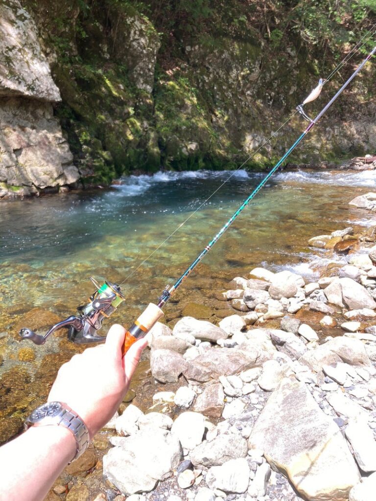 メジャークラフト　ファイルテール542ULを持つSHひろあき