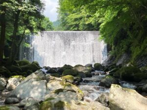 2025.7.5岐阜県郡上市寒水川の上流部の堰堤