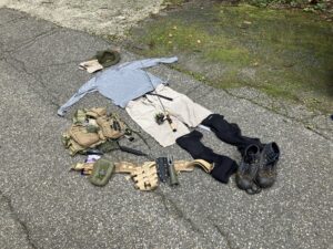 SHひろあきの渓流ルアー釣りのウエットウエーディング（ゲータースタイル）装備一式